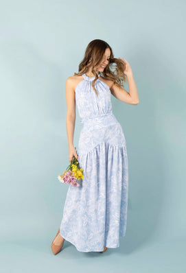 VESTIDO OFELIA BRUMA AZUL