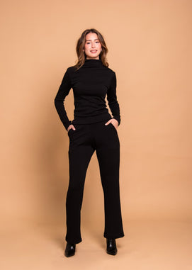 CONJUNTO SUETER JOGGER HARPER SCARLETT BLACK