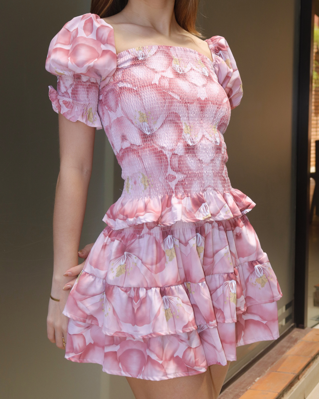 CONJUNTO BLUSA Y POLLERA CHARLOTTE ROSE WHISPER