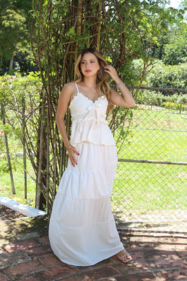 LAILA WHITE MAXI
