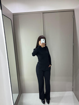 CONJUNTO SUETER JOGGER HARPER SCARLETT BLACK