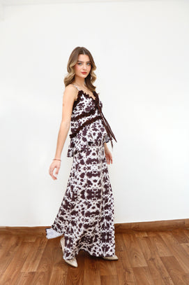 FALDA MAXI COW