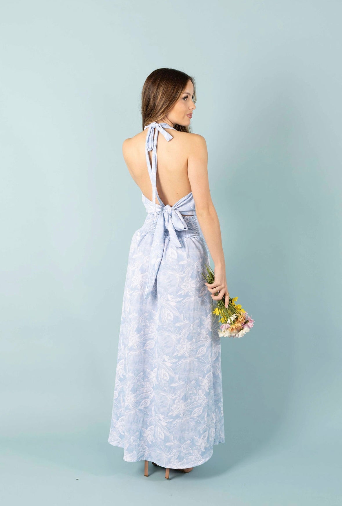 VESTIDO OFELIA BRUMA AZUL