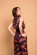 Conjunto blusa y pantalon Ivanna Burnt