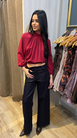 Blusa Victoria Wine