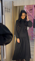 Cargar imagen en el visor de la galería, POLLERA MAXI HARPER BLACK