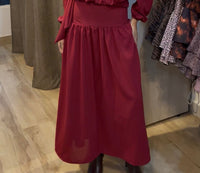 Cargar imagen en el visor de la galería, POLLERA MAXI HARPER WINE