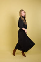 Cargar imagen en el visor de la galería, POLLERA MAXI HARPER BLACK