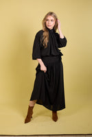 Cargar imagen en el visor de la galería, POLLERA MAXI HARPER BLACK