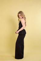 Cargar imagen en el visor de la galería, Conjunto Blusa Pantalon Marsella Black