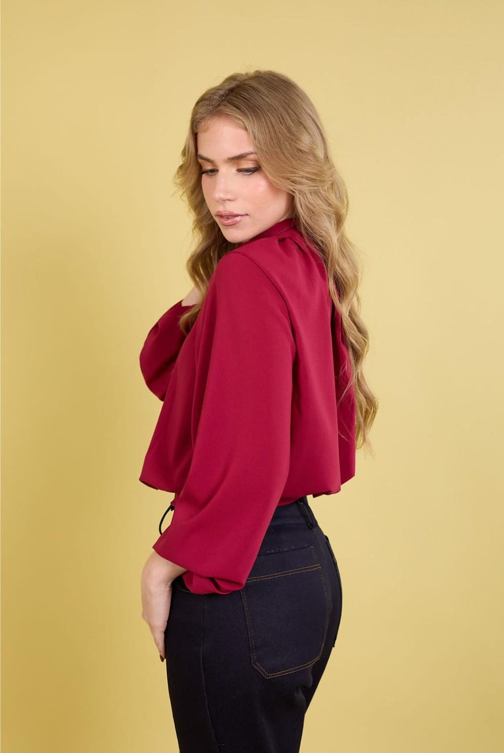 Blusa Victoria Wine