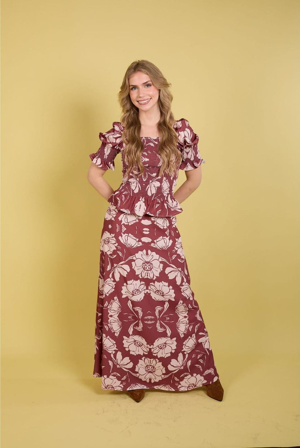 CONJUNTO CHARLOTTE MAXI BLOOM