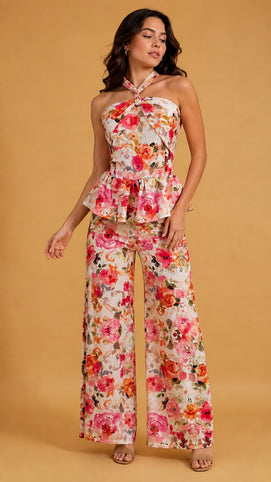 CONJUNTO BLUSA PANTALON MARSELLA PETALS